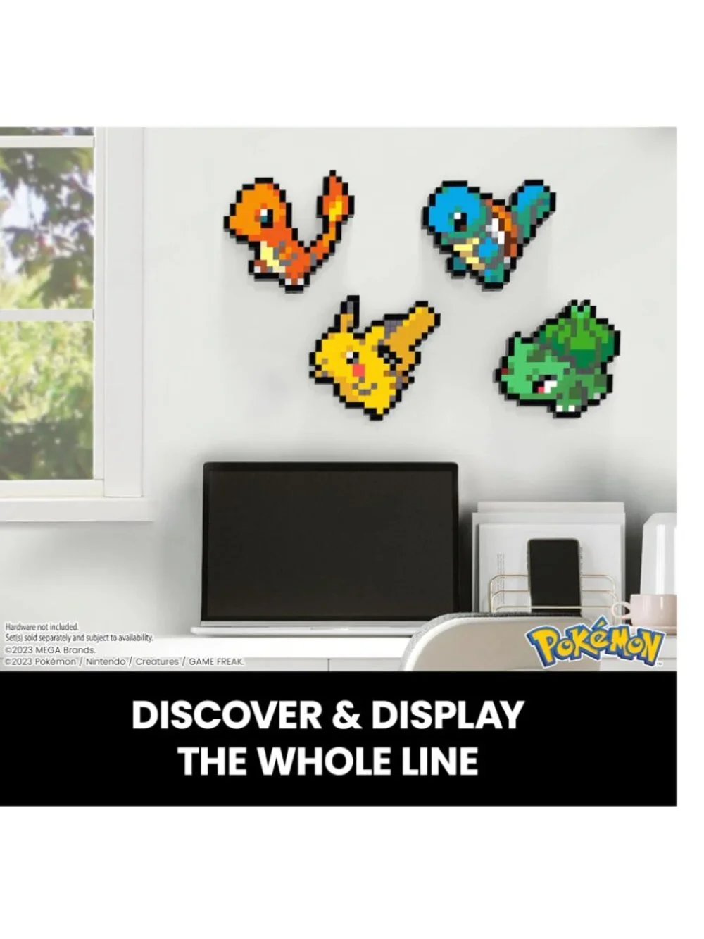MEGA Pokemon Bulbasaur Pixel Art Building Kit - 374 pcs - NEW